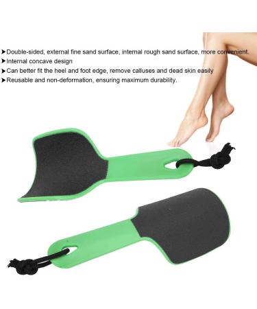 Curved Foot File Eurobuy Double-Sided Pedicure Foot File Plastic Dead Skin Foot File Callus Remover with Handled Grip Foot File Pedicure Rasp for Exfoliating Removing Dead Skin Tools Green - Buy Online on SooperMarket.com