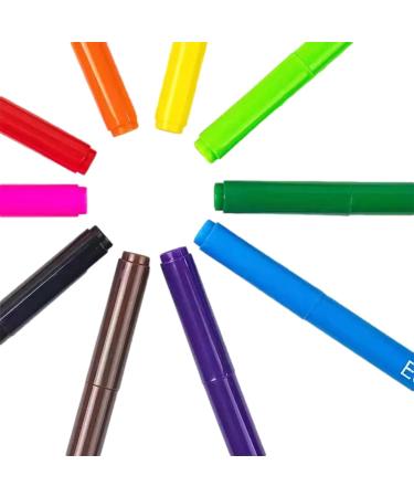 Calakono Baking Writing Pens Supplies Rainbow Dust Edible Markers Set Double-head Edible Markers 10-color Edible Pens with Edible and Safe Materials for Baking Decorating Pastries - Buy Online on SooperMarket.com