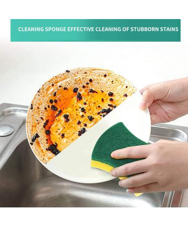Kitchen Cleaning Sponges 24 Packs Eco Non-Scratch for Dish Cleaning Scrub Sponges Dish Cleaning Scrub Sponges - Buy Online on SooperMarket.com