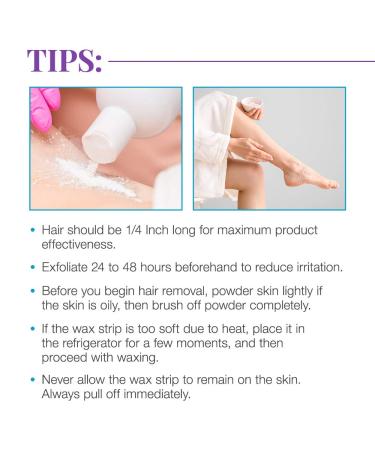 Clean + Easy Facial Wax Strips - No Heating Required - 12 Ct - Hair Removal Touch-Ups - Buy Online on SooperMarket.com
