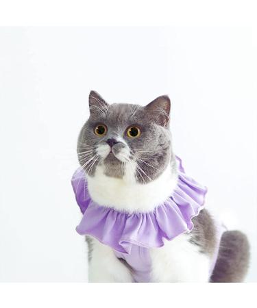 Yeapeeto Cat Recovery Suit | E-Collar Substitute for Cats | Prevent Licking Abdominal Wounds | Breathable & Warm After Surgery | Purple S - Buy Online on SooperMarket.com