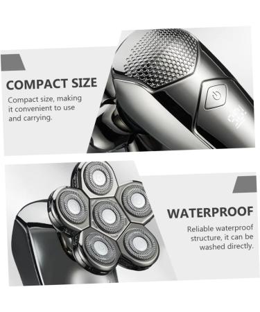 Buy 2 Sets Electric Shaver for Men - Rechargeable Beard Razor with 6 Heads | International Shipping Available - Buy Online on SooperMarket.com