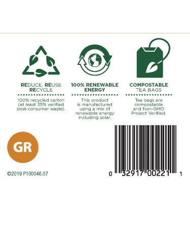 Organic Gas Relief Tea | Traditional Medicinals | Caffeine-Free | 16 Wrapped Bags - Buy Online on SooperMarket.com