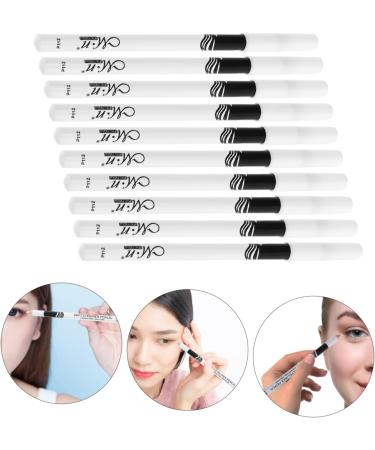HAPINARY White Makeup Pencil 10pcs Lying Silkworm Eyeliner Eyeshadow Highlighters Cosmetic Eyeliner Pencils Miss Export Brush - Buy Online on SooperMarket.com