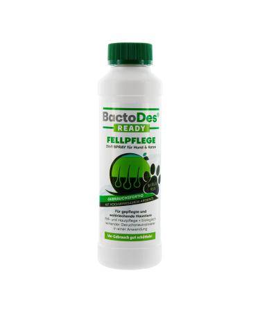 BACTODES READY 3IN1 Spray Fell Care Rature Neutralizer skin care with argan oil for dogs and cats 200ml spray bottle 200 ml (1 Pack)