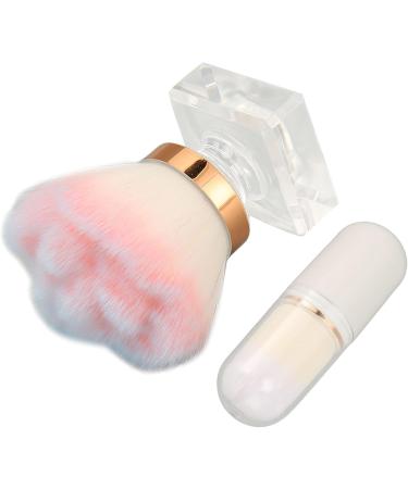 Transparent Handle Powder Brush Small Makeup Brush Lightweight Capsule Brush Portable for Blush - Buy Online on SooperMarket.com