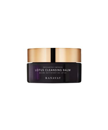 RANAVAT Lotus Facial Cleansing Balm - Gel to Milk Makeup Remover Balm for Balanced & Restored Skin - Resurfacing Facial Cleanser with Blue Tansy Oil + Jasmine - Suitable for All Skin Types (3.4 oz)