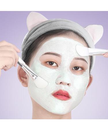 ASYKNM Set of 2 Silicone Mask Brushes for Face Masks Eye Masks Serums Cleaning Masks & DIY Skin Care - Face Mask Applicator - Buy Online on SooperMarket.com