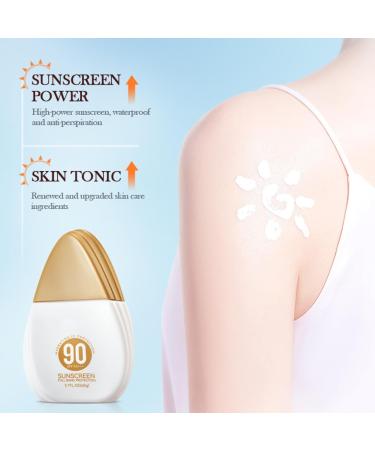 Sun UV Face Shine Control SPF 90 Cream (60g) Sun Cream Protects Against UVA/UVB Rays and Premature Skin Ageing Sunscreen for Delicate Facial Skin - Buy Online on SooperMarket.com