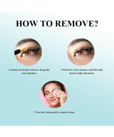 SISILILY Lash Extension Kit - 72 Individual Lashes with Bond & Seal | C D Curl DIY Reusable Fluffy Eyelash Clusters - Buy Online on SooperMarket.com