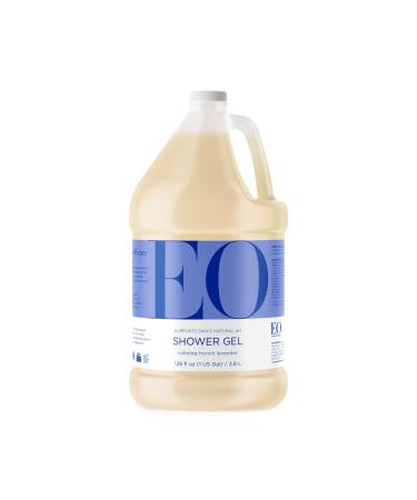 EO Shower Gel Body Wash Refill  1 Gallon  French Lavender  Organic Plant-Based Skin Conditioning Cleanser with Pure Essentials Oils Lavender 128 Fl Oz (Pack of 1)