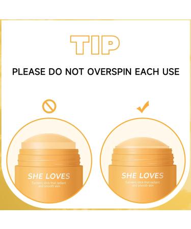 Mask Stick Turmeric Facial Mask Clay For Brightens Deep Cleans Face Masks Skincare Turmeric Skin Care Mask For Controlling Acne Oil And Refining Pores 1pc - Buy Online on SooperMarket.com