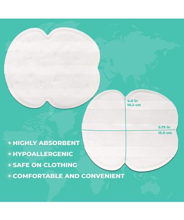 ZeroSweat Underarm Sweat Pads - Natural Disposable Absorbent Pads (Pack of 50) - 50 Count - Buy Online on SooperMarket.com