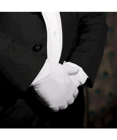 Landrain 12 Pairs of Breathable White Cotton Gloves Soft Fabric Gloves White Cotton for Multi-Purpose - Buy Online on SooperMarket.com