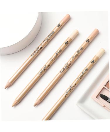 MUSISALY 4pcs Concealer Pen Eye Brightener Concealer Korean Concealer Pot Concealer Wooden White - Buy Online on SooperMarket.com