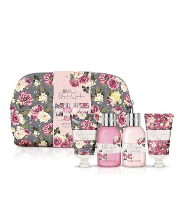 Baylis & Harding Royale Garden Limited Edition Rose Poppy & Vanilla Luxury Wash Bag Gift Set (Pack of 1) - Vegan Friendly