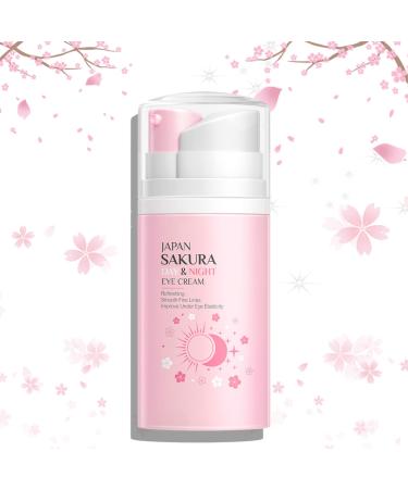 Sakura Korean Eye Cream Under Eye Cream For Puffiness And Bags Under Eyes Day And Night Eye Cream Anti Aging Caffeine Eye Cream Anti Aging Line Smoothing Skin Care For Women And Men