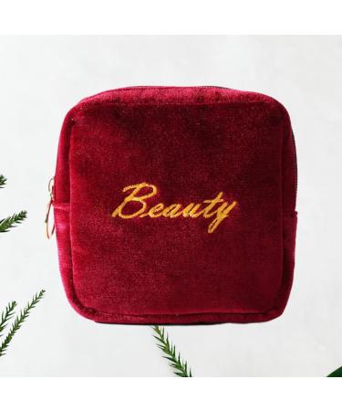 2ST Mini Clear Makeup Bag | Transparent Cosmetic Organizer for Women | Travel Storage Box 13x13x4cm (2pcs) - Buy Online on SooperMarket.com