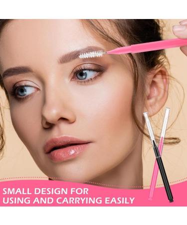 Widybord Set of 150 Mini Eyebrow Brushes with Caps for Brow Lamination and Eyelash Lifting Tools - Buy Online on SooperMarket.com
