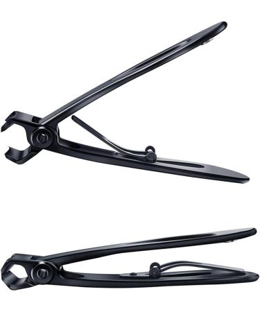 Ronlok 2X Nail Clipper Set Thick Toenail& Fingernail Cutter with Wide Jaw Opening Stainless Steel Nail File for Men&Women Black - Buy Online on SooperMarket.com