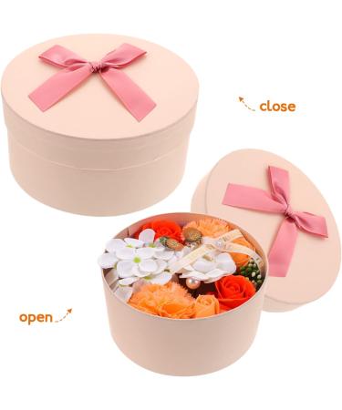 PRETYZOOM 1 Box Preserved Flower Decoration Wedding Favors Christmas Decor Fake Soap Flower Faux Christmas Centerpieces Ornament Party Soap Flower Indoor Artificial Flower 16.2X16.2X8.2CM Orange - Buy Online on SooperMarket.com