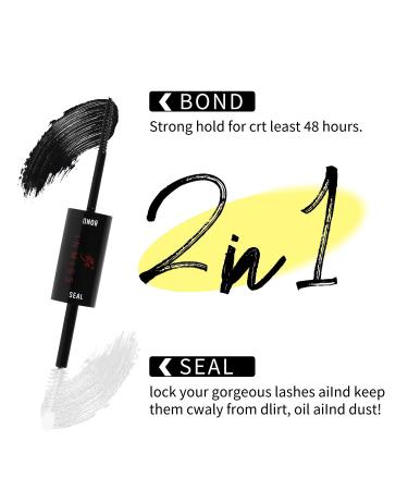 Super Strong Lash Bond & Seal - 5ml+5ml DIY Individual Lashes Glue for Cluster Extensions - International Shipping - Buy Online on SooperMarket.com