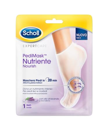 Scholl Expertcare Pedimask fabric foot mask with lavender oil 1 pair