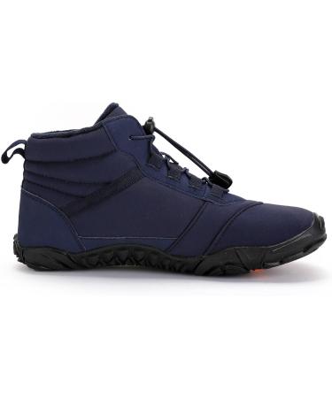 Waterproof Barefoot Shoes Winter Pro 2.0 | Unisex Minimalist Trail Guides for Men & Ladies | Outdoor Footwear in Blue (EU Size 36) - Buy Online on SooperMarket.com