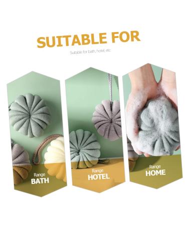 Buy Mikinona 3pcs Bath Ball Towel Set - Essential Bathing Accessories for Men & Women | Body Wash & Lotion Applicator | Travel Shower Gel Towels Online - Buy Online on SooperMarket.com