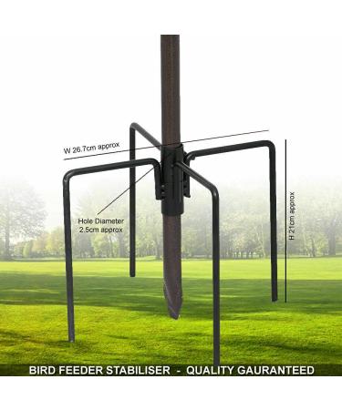 Shop Garden Mile Bird Feather Stabilizer Stand - 4 Prong Outdoor Feeding Station Feet for Garden - Buy Online on SooperMarket.com