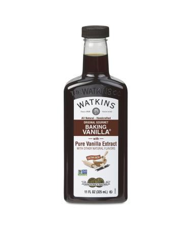 Watkins All Natural Original Gourmet Baking Vanilla with Pure Vanilla Extract 11 ounces Bottle 1 Count (Packaging May Vary)