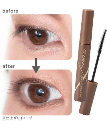 Cezanne Lasting Curl Mascara 02Brown - Buy Online on SooperMarket.com