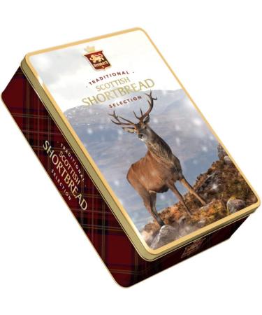 Stewart's Scotland - Royal Stag Tin Filled with Luxury Shortbread 400g