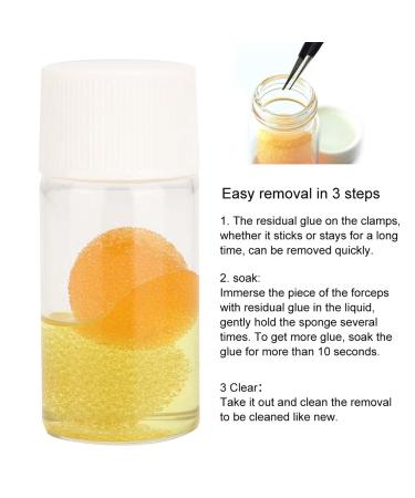 Ankroyu Tweezer Cleaner - Eyelash Extension Tweezers Cleaner with Liquid Removal & Sponge Ball for Perfect Curls - Buy Online on SooperMarket.com