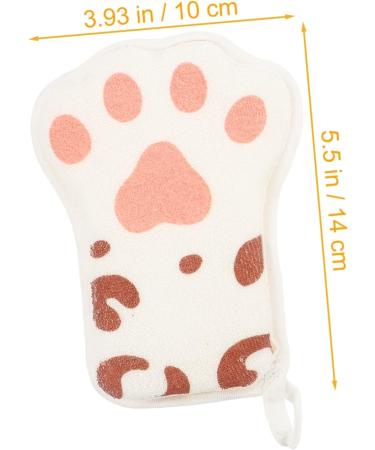 Toyvian 2pcs Paw Bath Cotton Body Scrubber Sponge Set for Kids - Natural Mesh Baby Shower Towel Puffs - 3 Pack (As Shown) - Buy Online on SooperMarket.com
