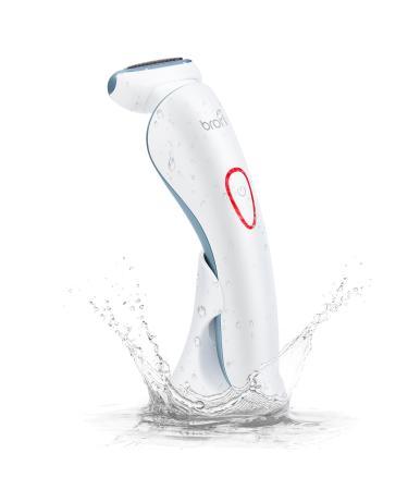 Electric Shaver for Women Bikini Trimmer Womens Razor for face Legs underarms Bikini Electric Lady Shaver for Women Wet and Dry Rechargeable Waterproof Cordless with LED Light Painless Portable Blue&white
