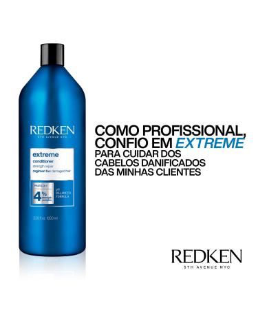 Redken Extreme Conditioner for Brittle & Damaged Hair | Anti-Hair Break | Interlock Protein Network - 1 Piece - Buy Online on SooperMarket.com