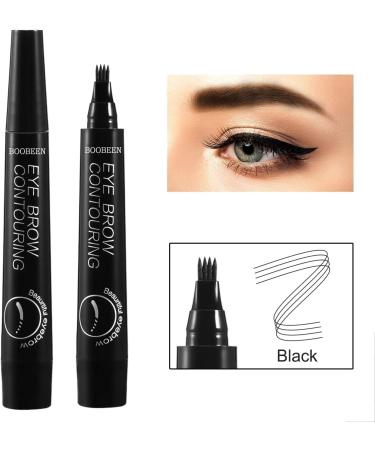 Buy BOOBEES Microblading Eyebrow Pencil - Effortless Black Brows with Micro-Fork Tip Applicator - International Shipping Available - Buy Online on SooperMarket.com