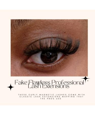 Spicy Lola Curly Magnetic Eyelashes Kit - Stunning Russian Strip Lashes for a Glamorous Look - Buy Online on SooperMarket.com