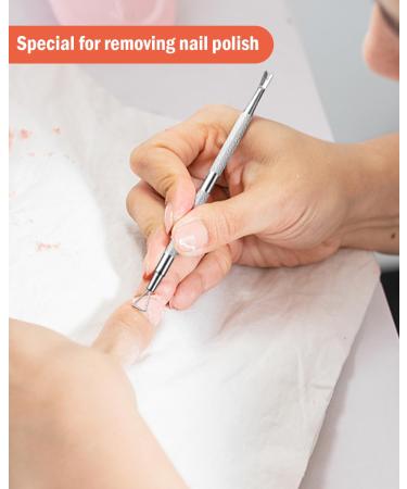 Bezox Nail Shaver & Polish Scraper - Professional 2-in-1 Double-Sided Nail Slide & Stainless Steel Sub-Nail Cleaner - Buy Online on SooperMarket.com