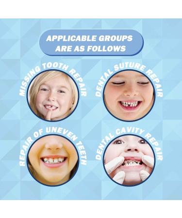 Provisional Denture Kit - Formable Tooth Repair Set for Missing Teeth | 3PCs Prosthesis Dental Care Tools - Buy Online on SooperMarket.com