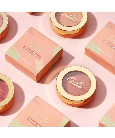 Oulac Rouge Powder Matt Blush - Super-Fine Vegan Formula Gentle Application Ideal for All Skin Types - 4.8g Forever Young - Buy Online on SooperMarket.com