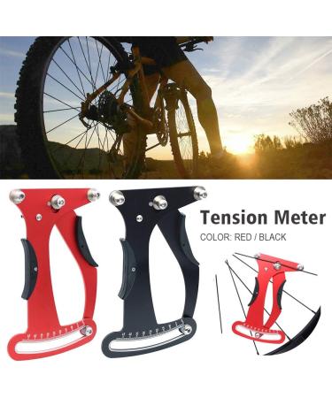 Aluminum Bicycle Spoke Tension Meter - Wheel Repair Tool for Road Bikes - Black - Buy Online on SooperMarket.com