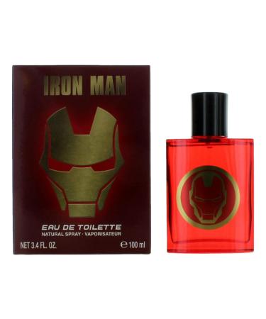 Marvel Iron Man for Men Cologne Eau de Toilette EDT Made in Spain by Air Val International 3.4oz 100ml