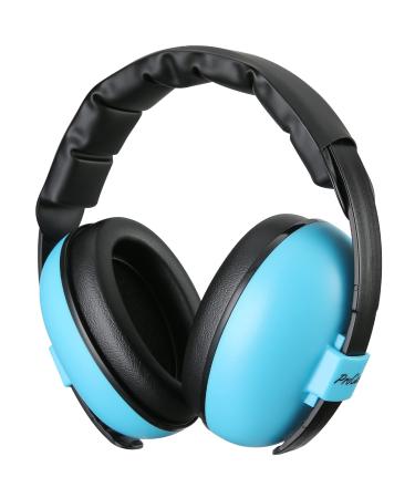 ProCase Baby Ear Protection (Aged 0-3 Years), Noice Cancelling Headphone for Newborn Toddler Infant, Sound Proof Hearing Protection Earmuffs for Sleep Airplane Travel -Blue