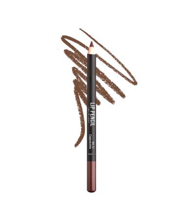 kiss new york Professional Slim Lip Pencil  Creamy Soft Lip Liner  Smooth Long-Lasting Rich Lip Color  Natural Lip Makeup  Water-Resistant Lip Crayon (Cappuccino)