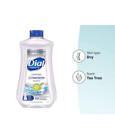 Dial Complete Antibacterial Foaming Hand Wash Refill, Soothing White Tea - 32 fl oz - Buy Online on SooperMarket.com