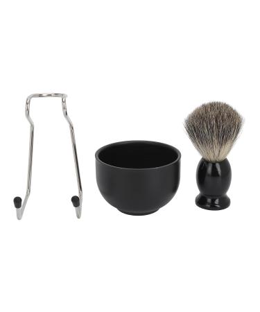 Men's Beard Shaving Set | Brush Foam Bowl & Stand | Premium Beard Care for Barbershop Hotel & Home - Buy Online on SooperMarket.com