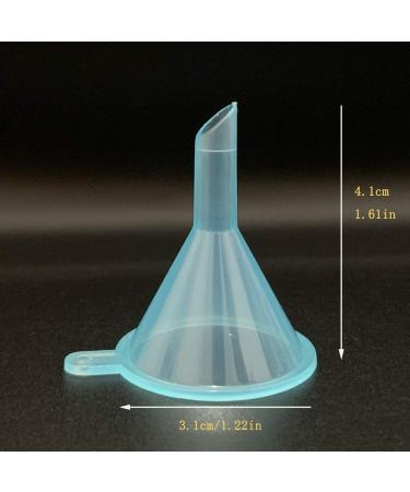 Refillable Cosmetic Containers Funnels - Ideal for Filling Bottles of Lotion, Water, Essential Oils, and More - Pink, Clear, Blue Multi-Colored Options - Buy Online on SooperMarket.com