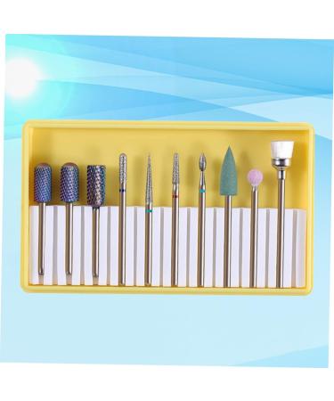 Beavorty 3 Sets Manicure Pedicure Bit manicure drill bits Cuticle Drill Bits Gel Nails Bit Manicure sand tool Nail Drill Replacement Bits nail grinding head power tools polisher diamond 5x1cmx3pcs Yellowx3pcs - Buy Online on SooperMarket.com
